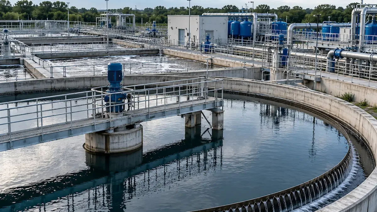 Sistema industrial de tratamiento de aguas